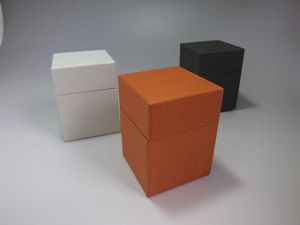 四角形の紙管容器